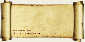 Žaklina Krnjinac vizit kartica